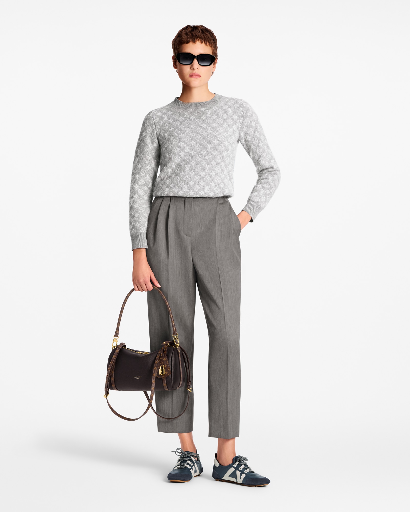 Monogram Brushed Knit Sweater - Discontinued Product | LOUIS VUITTON